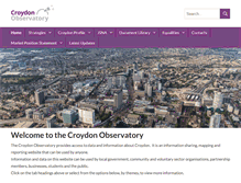 Tablet Screenshot of croydonobservatory.org
